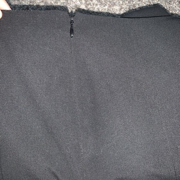 New York & Company Flare Skirt Black‎ Women’s Size 12 Lined Office Business - Picture 6 of 8